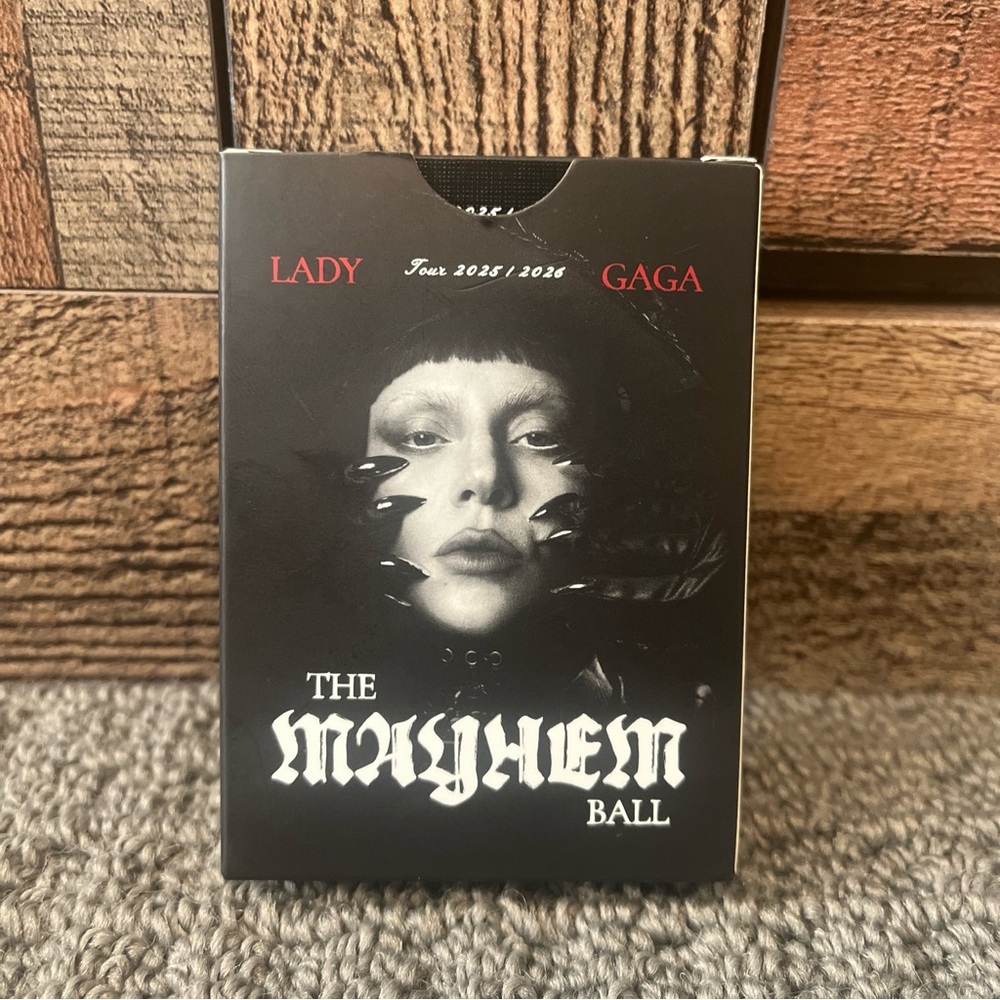 Lady Gaga The Mayhem Ball 2026 Official Playing Cards Japan Tour Merch Like New!